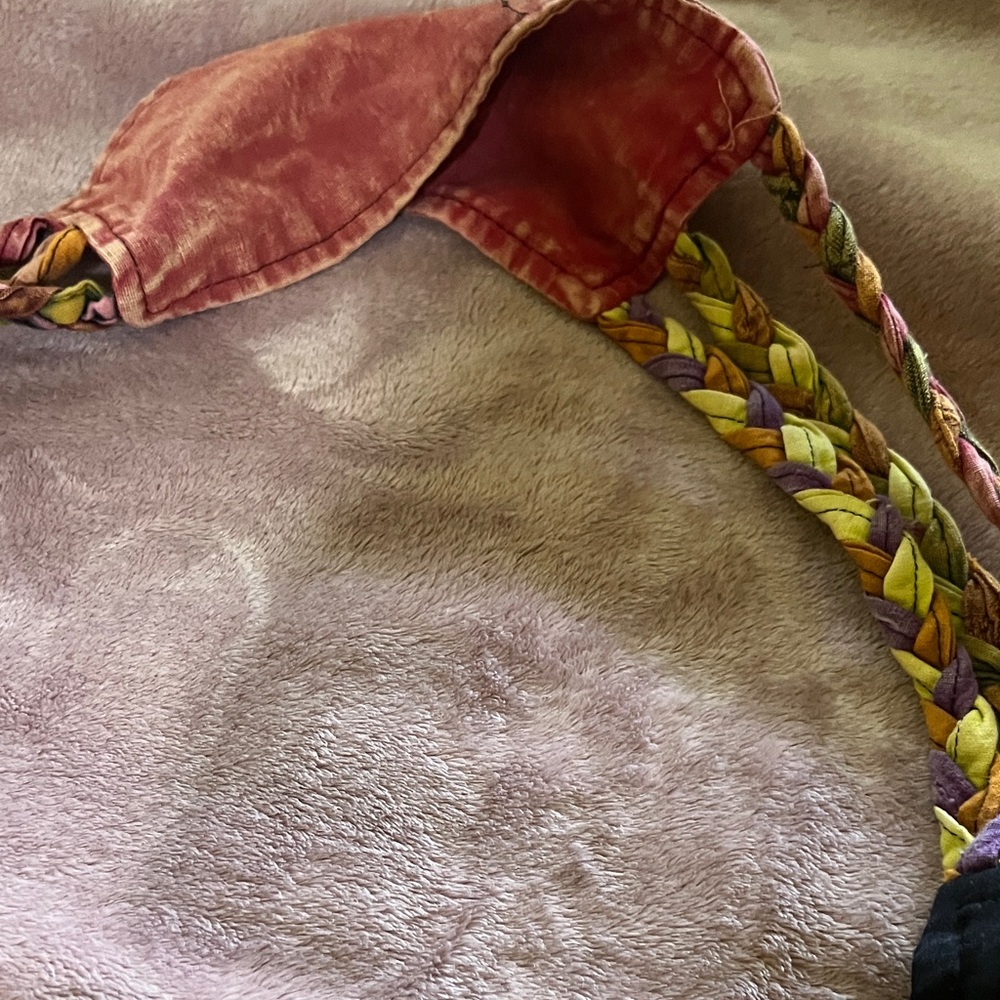 Multicolor Patchwork Boho Shoulder Bag - image 3